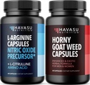 HAVASU NUTRITION Horny Goat Weed 캡슐 (30 인분) & L Arginine L Citrulline 보충 (30 인분)