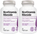 니코틴 아미드 Riboside - 300mg 니코틴 아미드 Riboside (NR), 400mg 코엔자임 Q10 Ubiquinone, 병 당 30 VegiCaps (60 모자 - 팩 2)