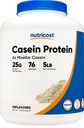 Nutricost Casein Protein Powder 5lb - Micellar Casein, Non-GMO, 글루텐 프리 (Unflavored)