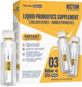 Rectum Soil-Based Probiotic Liquid Support Gut Health* : Stomach Relief, Bloating, Immune & Support Long Lasting Digestive Health, 성인/어린이를 위한 매일 음료, 20 바이알 (3 억 CFUs/vial)