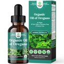 유기 Oregano 기름 하락 - 소화 & 면역 지원을 위한 Carvacrol 60%를 가진 Oregano의 최고 집중된 액체 기름 - 면역력 & 건강한 Intestines를 위한 액체 초본 추출물 Teincture - 30 mL