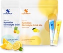 Dynatech Zero Sugar Electrolyte 음료 믹스 - 레몬, 파인애플 - 10 Electrolytes & Vitamins가있는 하이드로 션 파우더 패킷 | Non-GMO, 글루텐 프리, 비건 일렉트로 테이트 파우더 패킷 | 32 서빙