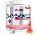 EHP Labs OxyShred Pre 운동 분말 - L 글루타민 & Acetyl L 카르니틴, 에너지 부스트 음료를 가진 Preworkout 분말 - Juicy Watermelon, 60의 서빙