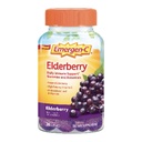 Emergen-C Elderberry Gummies, Elderberry Immune 지원 높은 Potency 비타민 C, 학교 Essentials로 돌아 가기 - 36 개