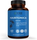 Hairtonica for Men – Biotin, Collagen & Saw Palmetto와 헤어 성장 보충 – 더 두꺼운, 더 강한 헤어 & 스칼프 건강 – DHT 차단제 – 30 일 공급