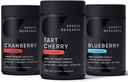스포츠 연구 Tart Cherry Concentrate (Montmorency Tart Cherries에서), 크랜베리 과일 단지 (Pacran & Vitamin C & E 포함) & 전체 과일 블루 베리 농축 ( Organic Blueberry에서)