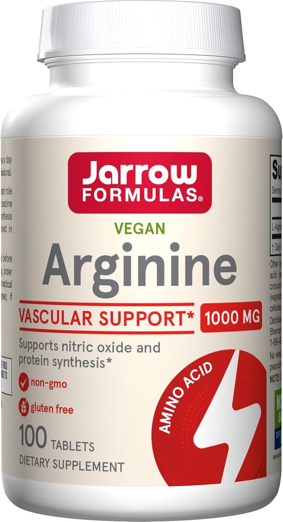 Jarrow 공식, L 아르기닌 1000 Mg 정제, 100 조사