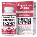 Physician 's CHOICE 소화 효소 Bloating & Digestion - Gut & Digestive 건강을위한 유기 Prebiotics 및 Probiotics가있는 16 효소 - 식사 시간 불편 완화 - 이중 행동 지원 - 60 CT