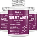 NuBest White - Glutathione, 우유 이틀 추출물, L-Cysteine, Precious Herbs 및 비타민 (3 팩)와 함께 아름답고 Radiant 피부 지원