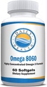 Omega 8060 2400mg Omega 3 물고기 기름 합동 건강 보충교재 60 softgel - 1 달 공급