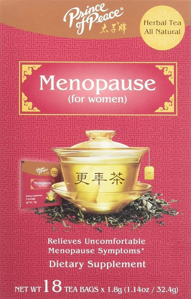 Peace® Menopause 초본 차의 왕자 18 부대