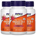이제 비타민 D-3 5000 IU, 240 Softgels, 3 팩