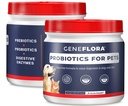 ActivHealth 소화 효소와 애완 동물을위한 프로 바이오 틱 (Dogs, 고양이, 토끼 및 더 많은, 125 mg, 120 서빙)에 의해 Geneflora 2의 애완 동물 팩