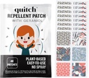 Quitch Natural Mosquito Repellent Stickers for Kids & Adults | geraniol Bug Patch | 안티 모기 패치 | 아기용 모기 패치 | 벌레 스프레이 스티커 | citronella Insect Repellent Alternative