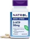 Natrol 계류 & 긴장 5-HTP 50mg의 규정식 보충교재 도움은 균형 잡힌 계류, 30의 캡슐, 7-30 일 공급을 지원합니다