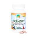 Them Well Tasty Chewable Kids Multivitamin, All-Natural Colors, 맛 & 감미료, 어린이를위한 매일 필수 비타민, 쉬운 - 투 -츄 비타민, 딸기