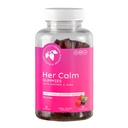 산 Meadow 허브 그녀의 Calm Gummies – Saffron, 열정 꽃, St. John 's Wort, GABA와 자연 계류 지원 – 여성을위한 스트레스 완화 보충 – 60 ct