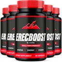 (5 팩) Erecboost 캡슐, 모든 자연적인 진보된 공식, 300의 캡슐