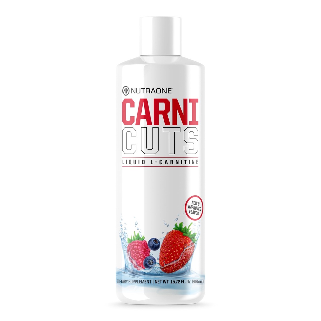 NutraOne Carnicuts L-Carnitine 액체 보충 자극제 무료 * (베리 폭발 - 32 서빙)