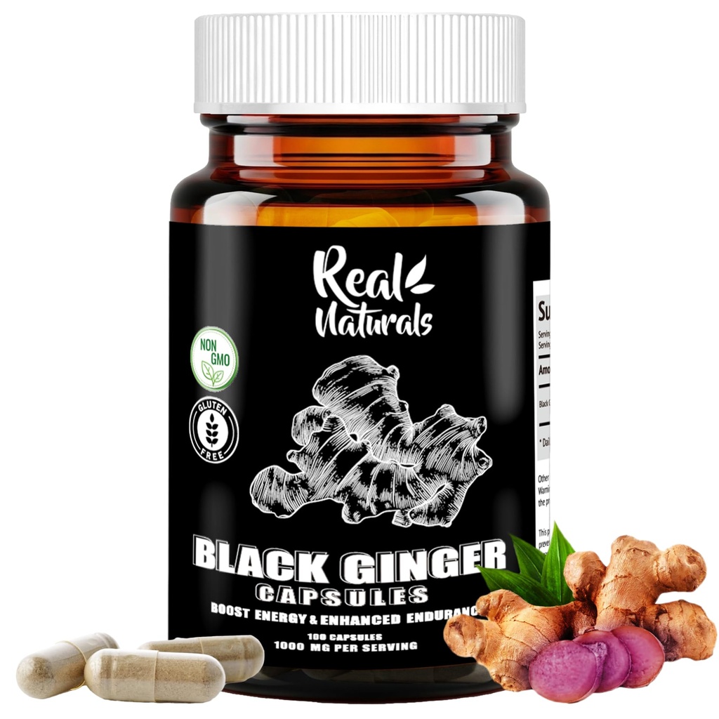 남성 캡슐 500 mg (100 캡슐) Vegan kaempferia parviflora 검정 Ginger 추출물 캡슐 전체 내구시간 및 성능