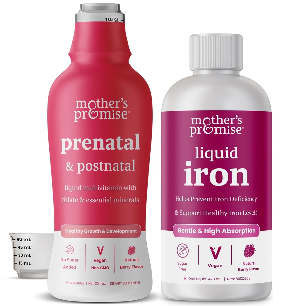 어머니의 약속 액체 철 & Prenatal 액체 다 뭉치