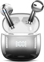 무선 이어폰, Bluetooth 헤드폰 48H Playtime Ear Buds with LED Power Display, IPX7 방수 Bluetooth 5.4 이어폰 Android iOS 휴대 전화 노트북, 블랙