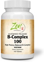 B 복합 비타민 보충 - B 비타민 보충 복합체 Folic 산, Biotin, Inositol - Immune & Cardio 건강, 에너지 대사 - 100 Sustained-Release 정제
