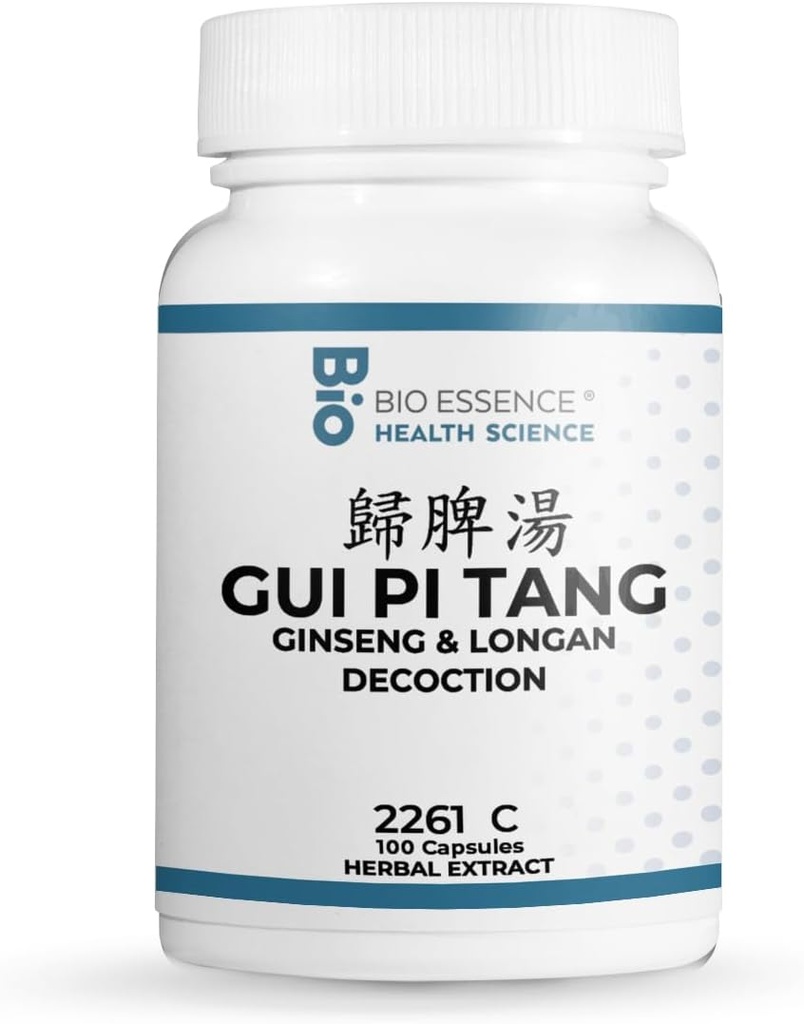 2261C GUI Pi Tang/Ginseng & Longan Decoction 100 캡슐/병 (2 병)