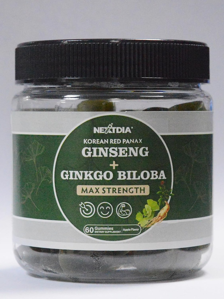 설탕 무료 은행나무 Biloba Gummies 2Pack