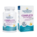 Nordic Naturals Complete Omega Xtra, Lemon - 60 소프트 젤 - 1360 mg Omega-3 + 76 mg GLA - 건강한 피부 - Cognition - Non-GMO - 30 서빙