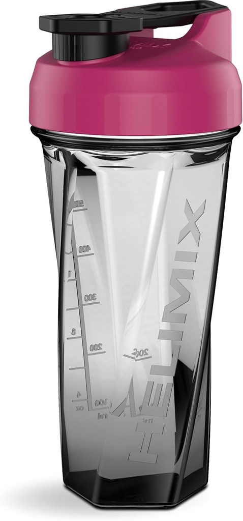 HELIMIX 2.0 Vortex Blender Shaker Bottle Holds upto 28oz | Blending Ball or Whisk | USA Made | 휴대용 Pre Workout Whey Protein Drink Shaker Cup | 믹스 칵테일 스무디 쉐이크 | 톱 랙 안전