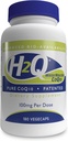 H2Q CoQ-10 with 8X Higher Absorption Over the Standard Q-10 | Clinically Studied | 심혈관 및 미토콘드리아 기능 지원 | Vegan Certified | 비 GMO by Health Thru Nutrition (180 포장)
