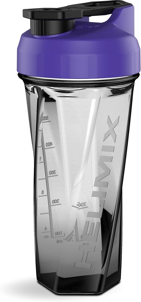 HELIMIX 2.0 Vortex Blender Shaker Bottle Holds upto 28oz | Blending Ball or Whisk | USA Made | 휴대용 Pre Workout Whey Protein Drink Shaker Cup | 믹스 칵테일 스무디 쉐이크 | 톱 랙 안전