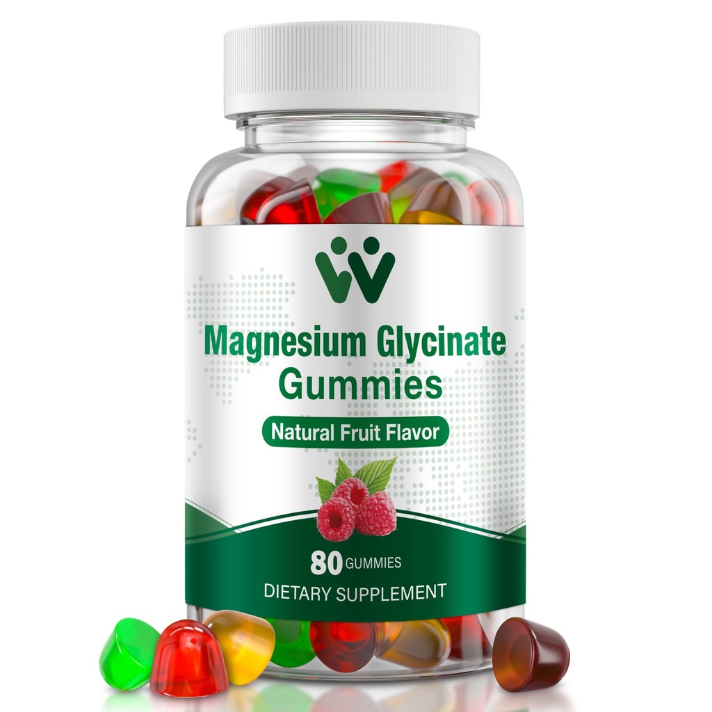 마그네슘 글리세린 Gummies 400 Mg, L-Threonate, 칼슘 & 비타민 B6+D3, 80 조사 마그네슘 글리세린 거미 혼합 과일 풍미를 가진 아이와 성인을 위한 설탕 자유로운 마그네슘 구미