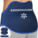 KingPavonini 확장 스트랩, 2 팩 재사용 할 수있는 더 낮은 뒤 젤 아이스 팩 루마바 수술, Sciatica, Herniated 디스크, Coccyx Pain, Cold/Hot Therapy