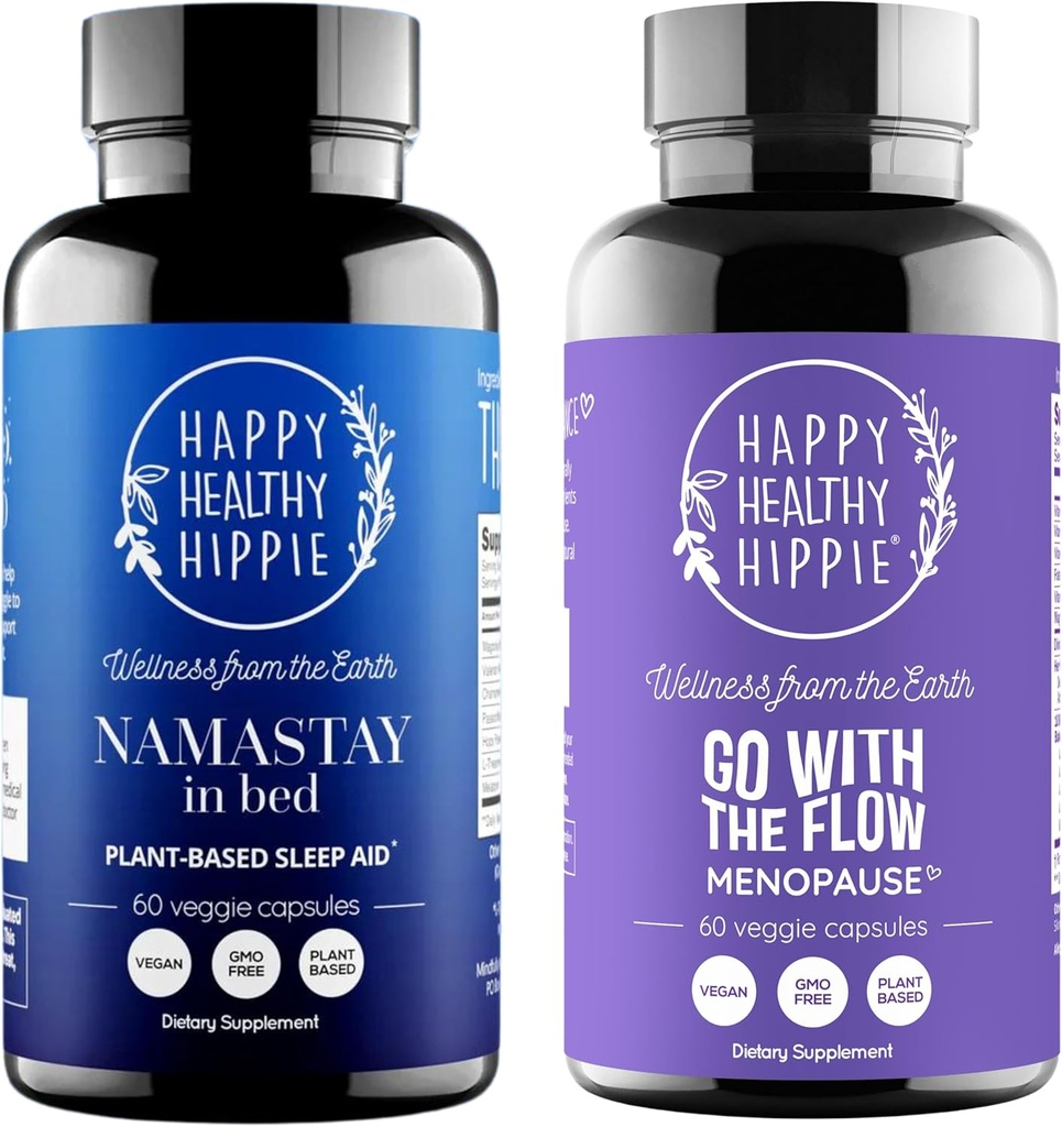 행복한 건강한 Hippie는 교류 Menopause 지원 & 자연적인 잠 보충교재로 갑니다