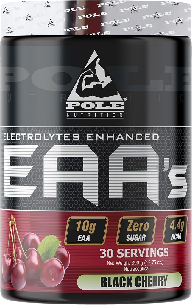 EAA Electrolytes 강화 | 제로 슈가르트 | 390 그램 30 인분 (블랙 체리)
