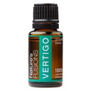 Nature 's Fusions Vertigo Relief, Ginger Oil Nausea Relief Essential Oil Blends (15ml) - 빠른 모션 슬라이스 릴리프, 아침 슬라이스 릴리프, Dizziness Relief, & Vertigo Medicine w/ Peppermint
