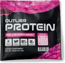 식물 기반 Clear Protein Strawberry - 채식주의자 및 채식주의자 - Digest, Gluten Free, Sugar Free, Dairy Free, Soy Free (25 단일 저장 패킷, Strawberry)