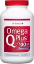 Dr. Sinatra Omega Q Plus 100 Resveratrol - Omega-3 보충은 심장 건강을 지원하고 CoQ10와 Resveratrol (60 softgels)의 100mg를 가진 산화 방지제 힘을 제공합니다