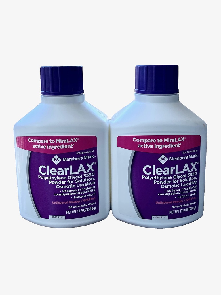 회원 마크 Clearlax 2 팩 17.9 온스 각각