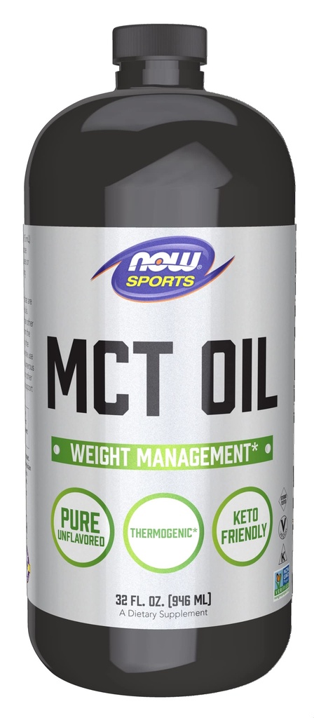 지금 음식 스포츠 영양, MCT (중간 사슬 triglycerides) 기름 14 g의 무게 관리, 액체, 32 Ounce