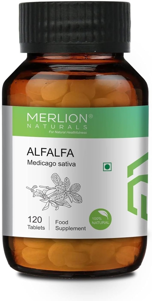 Sheltr Alfalfa 정제, Medicago Sativa, 모든 자연, 순수한 허브 500mg x 120 정제