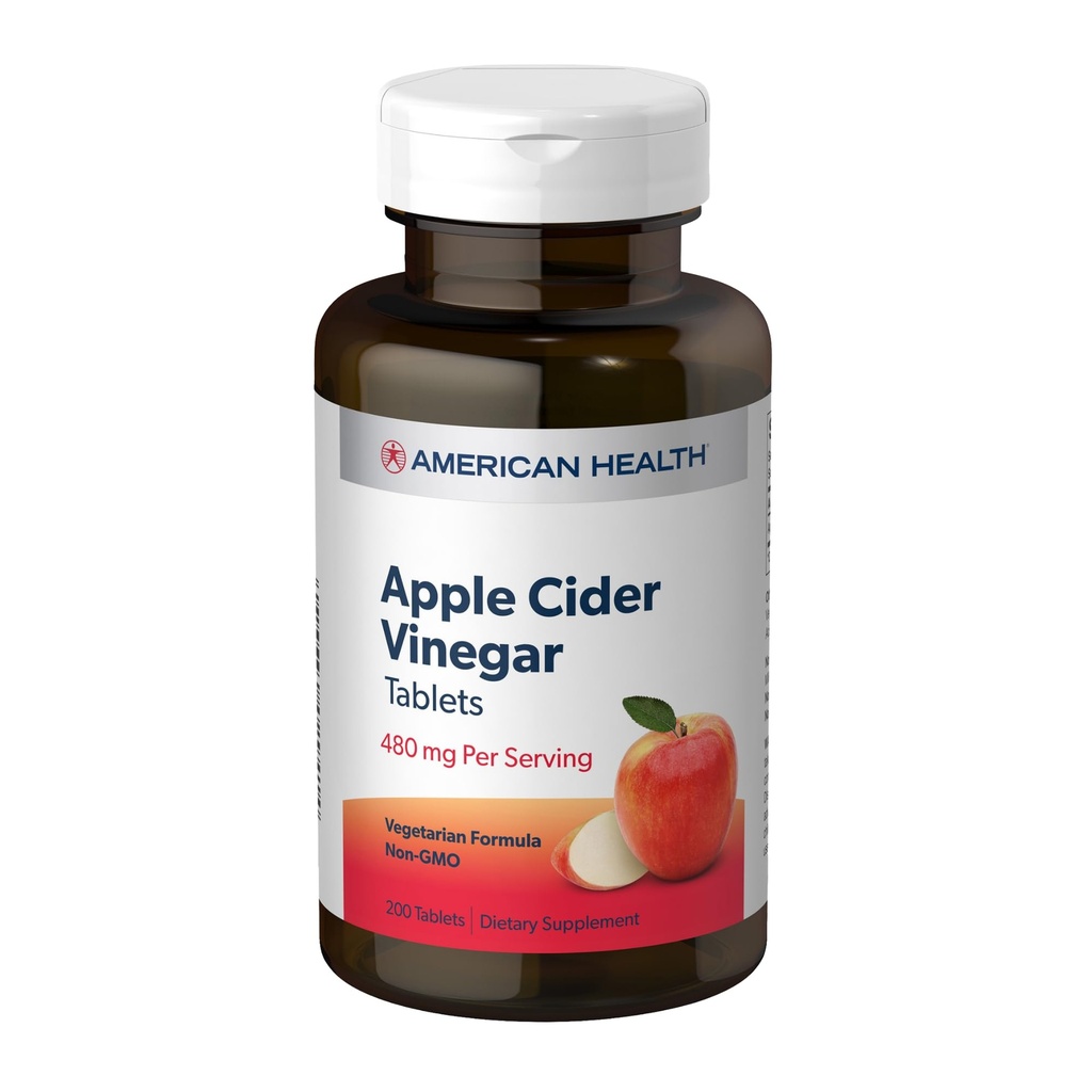 Apple Cider Vinegar 미국 건강 제품 200 탭