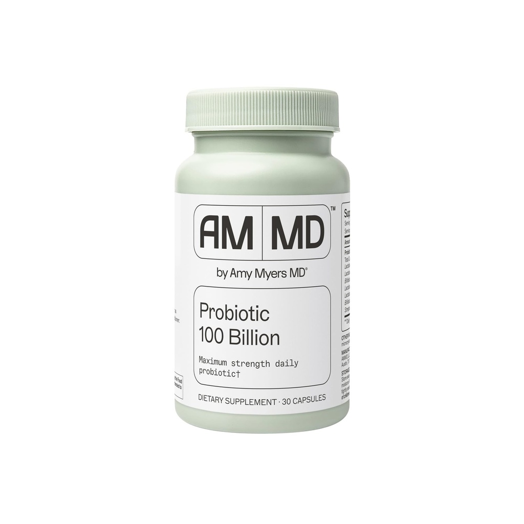 Amy Myers MD Probiotic 캡슐 100 억 - 최대 힘 매일 Probiotic - 위장 건강 보충 - 소화 및 면역 지원