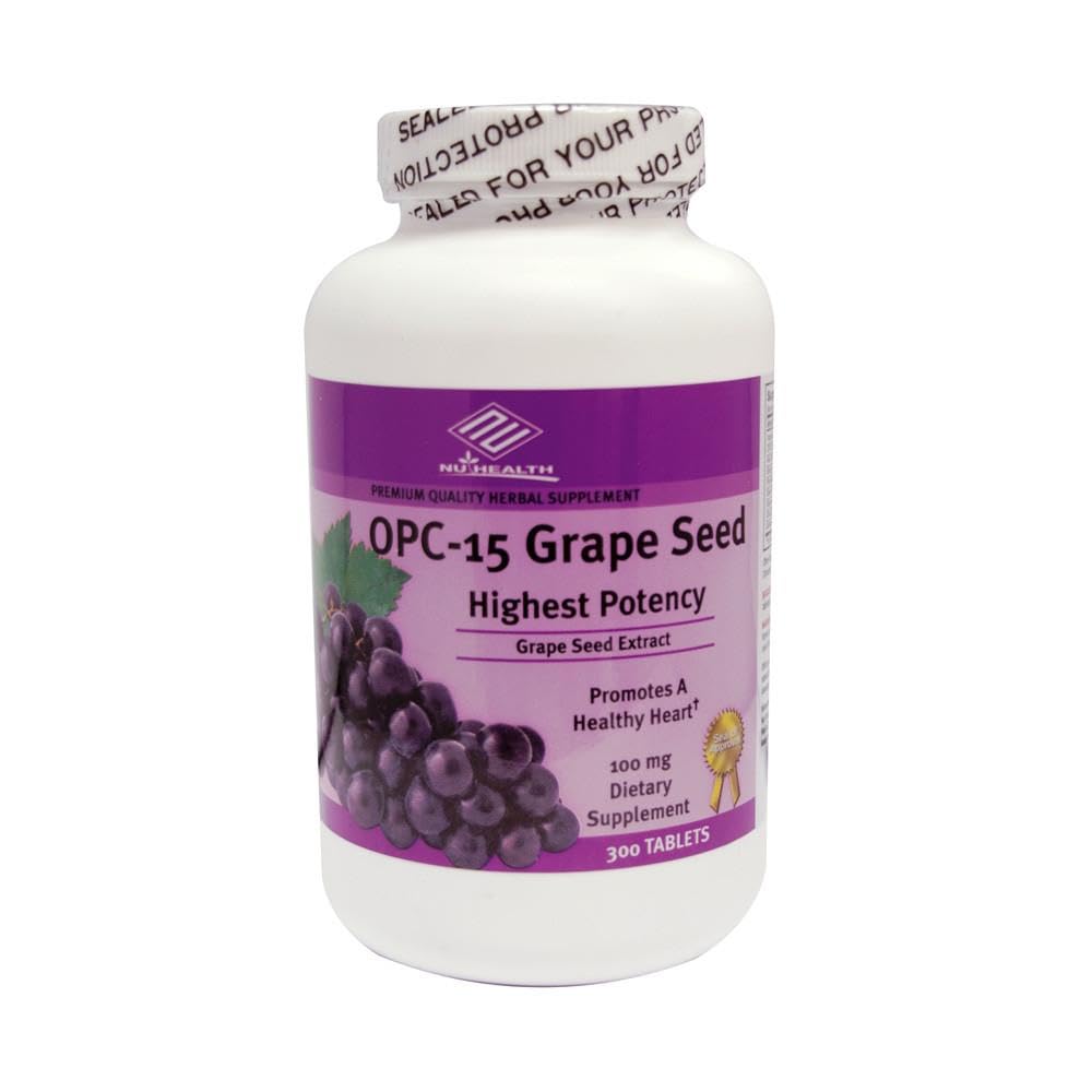 OPC-15 포도씨 추출물 100 mg, 300 탭, 산화 방지제 좋은 제품