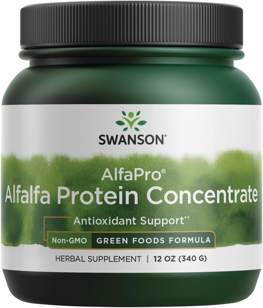 Swanson Alfapro 비 GMO Alfalfa 단백질 농축 12 Ounce (340 g) Pwdr