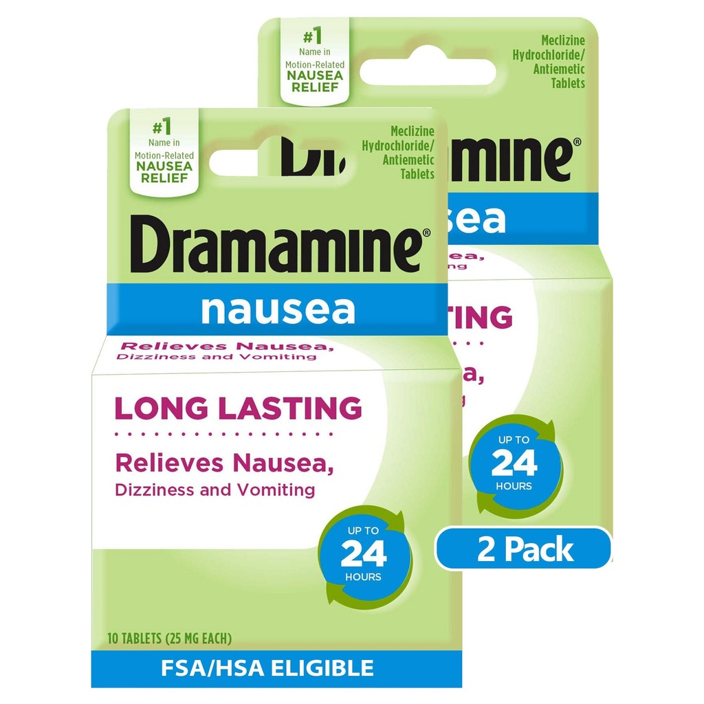 드라마mine Nausea Long Lasting, Nausea Relief, 10 개 (팩 2)