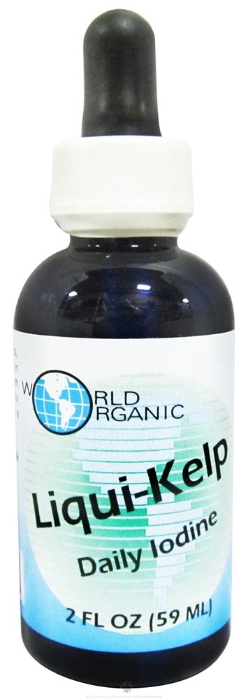 세계 유기농 Liqui-Kelp Daily Iodine - 2 온스.