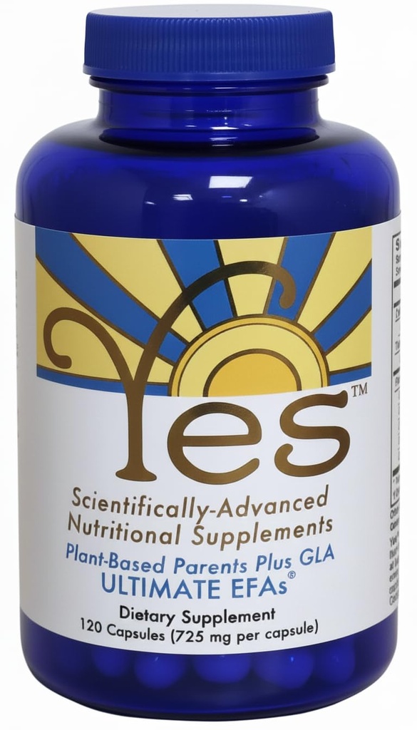 식물 근거한 물고기 기름 대안 YES Omega 3 & 6 지방산 - Burpless - DHA, EPA, SDA - Cholesterol, 심장, 피부, 에너지, 눈, YES (120 젤 모자)에 의하여 면역력 지원